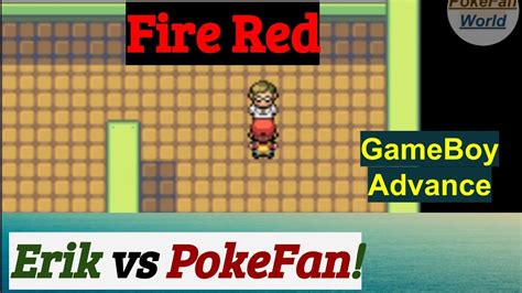 Erik Vs PokeFan Pokemon Battle In Cinnabar Island Gym Of Pokemon Fire