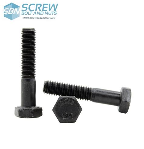 Black Iron Hexagonal Ordinary Bolt Screw Bolt And Nut Supplier