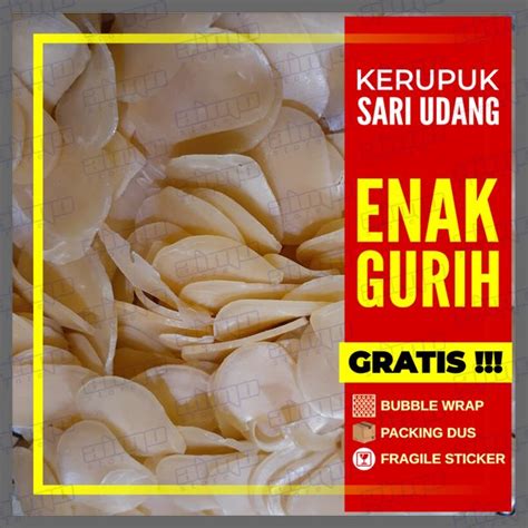 Jual Kerupuk Sari Udang Asli Krupuk Unyil Besar Asli Oleh Oleh Khas