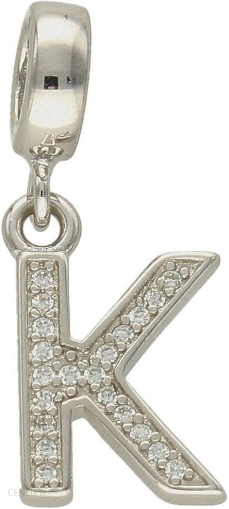 Diament Charms Moments Srebrny 925 Literka K Z Cyrkoniami Ceny I