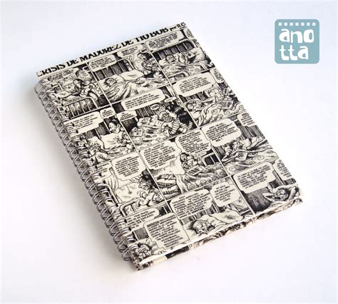 Pin On Libretas Hechas Con Comics Notebooks Made Using Old Comic Pages