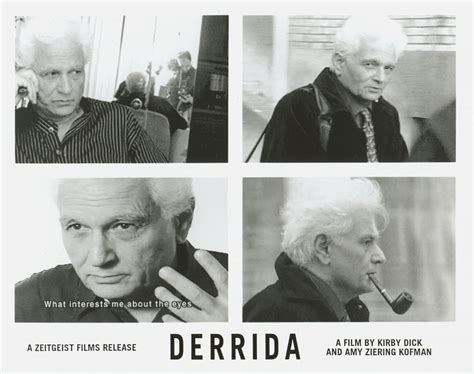 Derrida 2002 U S Silver Gelatin Single Weight Photo Posteritati