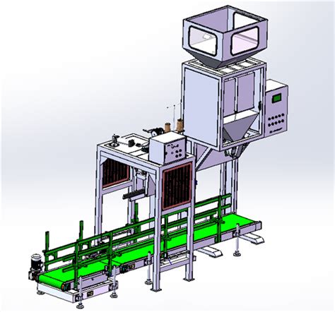 分选定量包装机3d模型下载三维模型solidworks模型 制造云 产品模型