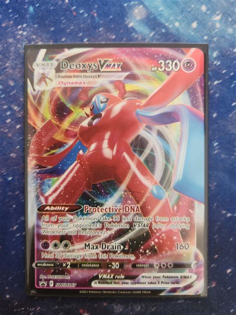 Mavin Pok Mon Tcg Deoxys Vmax Swsh Black Star Promos Swsh Holo Promo