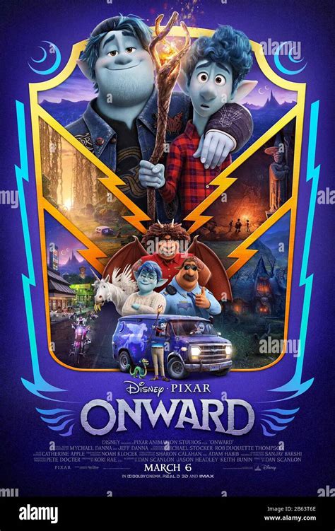 Onward Us Poster Top From Left Barley Lightfoot Voice Chris Pratt Ian Lightfoot Voice