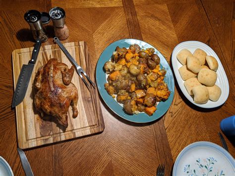 [Homemade] Roast Duck with Drip Pan Potatoes : food