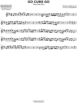 "Go Cubs Go" Sheet Music - 3 Arrangements Available Instantly - Musicnotes