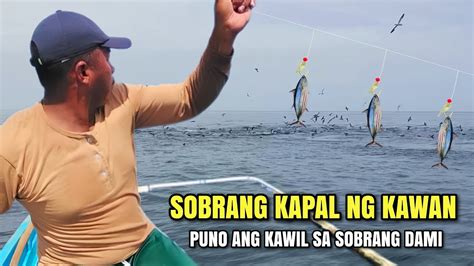 MAAKSYONG PANGINGISDA SOBRANG KAPAL NG KAWAN NASA LIKURAN KULANG