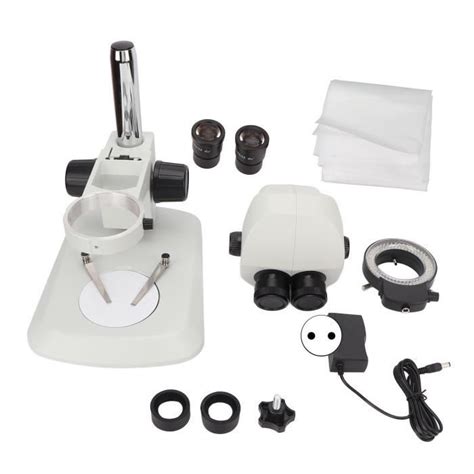 Cikonielf microscope binoculaire avec lumière annulaire Kit de