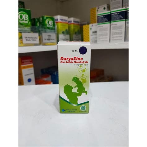 Jual Daryazinc Sirup Isi 60ml Obat Original Darya Varia Shopee Indonesia