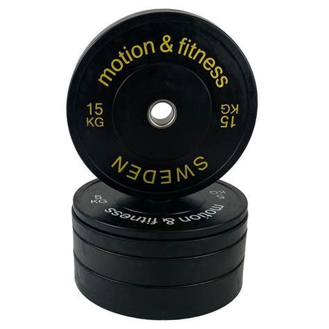 Motion Fitness PRO Bumper Plate Viktskivor Bumper 15 Kg Elgiganten