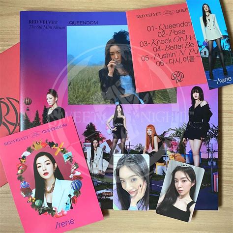 Official Onhand Irene Crown Queendom Queens Set Red Velvet Wendy