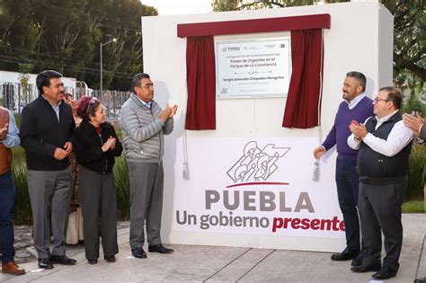 Sergio Salomón Céspedes inaugura la rehabilitación del Paseo de