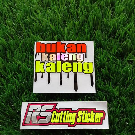 Sticker Kata Kata Lucu Semakin Jauh Semakin Rindu Sticker Cutting