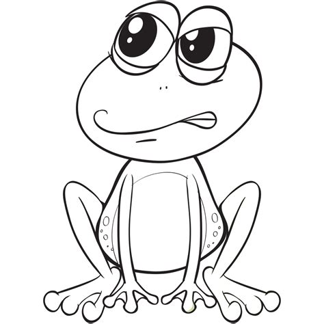 Frog Coloring Pages Printable 30 Images Kids Drawing Hub