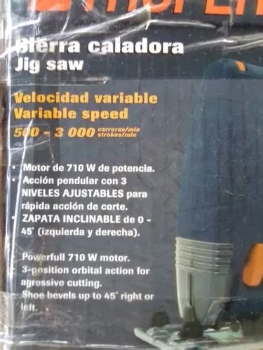 Sierra Caladora Truper Profesional W A Modelo Cala A En Venta