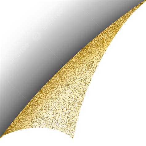 Torn Paper Effect Png Image Glitter Gold Color Torn Paper Effect