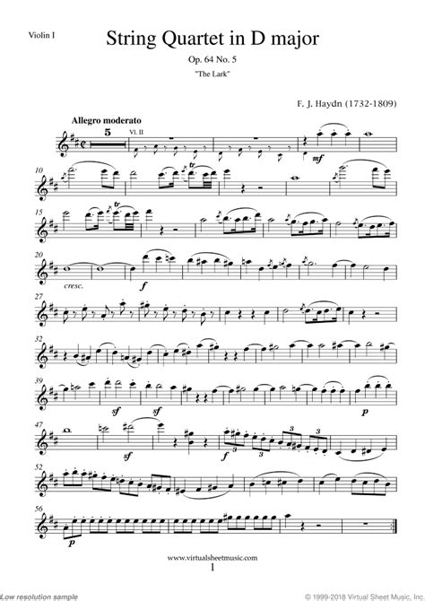 Free Sheet Music Haydn Joseph Hob Iii Op No String