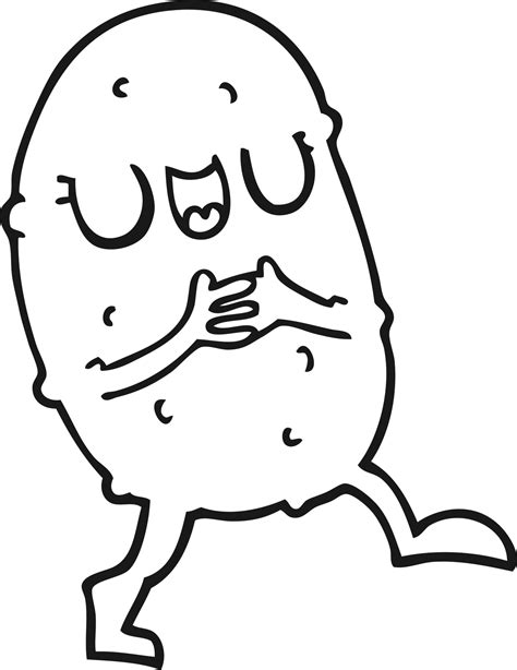 cartoon happy potato 45104053 PNG