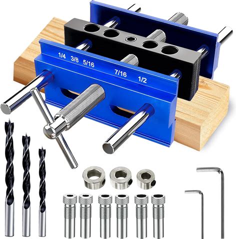 67 Inch Self Centering Doweling Jig Kit Self Centering Dowel Jig Kit With 6 Drill Guide