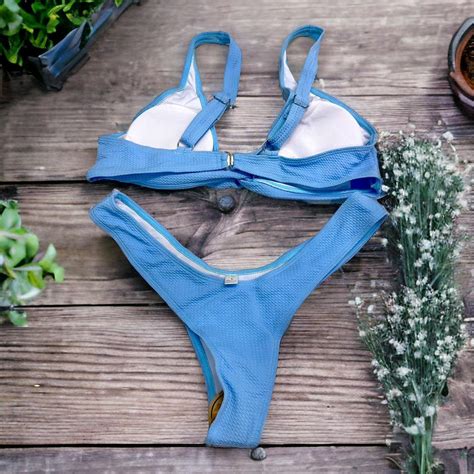 Light Blue Bikini Set Depop