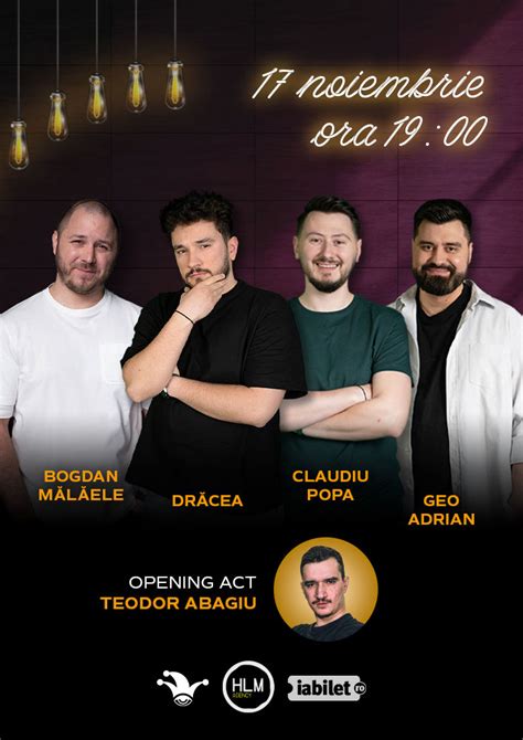 Bilete The Fool Stand Up Comedy Cu Dr Cea M L Ele Claudiu Popa I