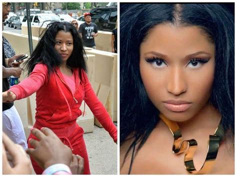 Nicki Minaj Real Face Without Makeup