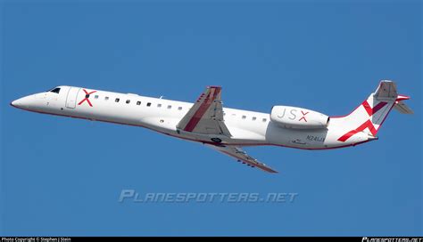 N Jx Jsx Embraer Erj Lr Photo By Stephen J Stein Id