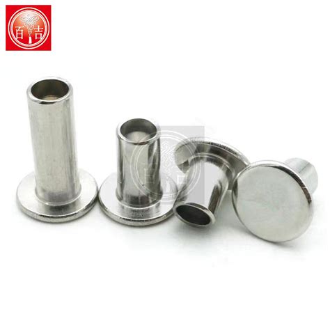 Baiji Flat Head Semi Tubular Rivets China Distributor Low Moq Solid