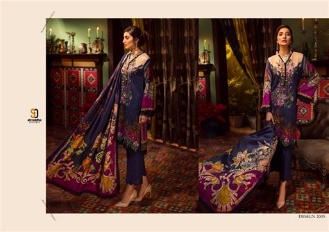 Shraddha Designer Noor Vol Printed Embroidered Pure Cambric Cotton