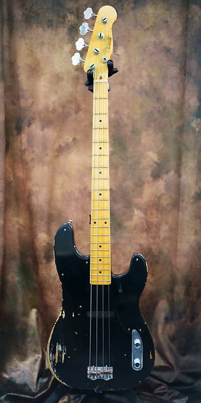 Fender Customshop Masterbuilt 51 P Bass Relic 2020 Black Reverb