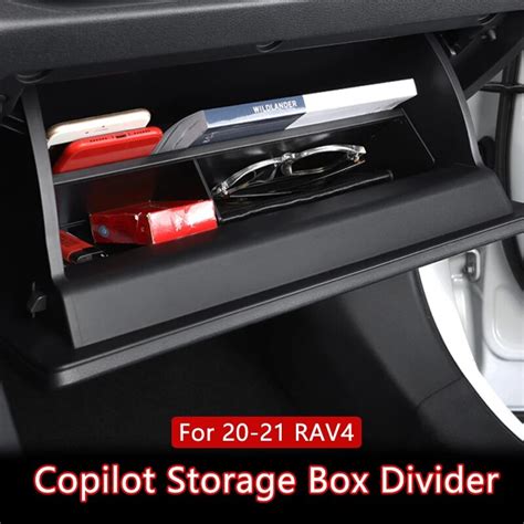 Center Console Organizer Copilot Partition Plate For Toyota RAV4 2020