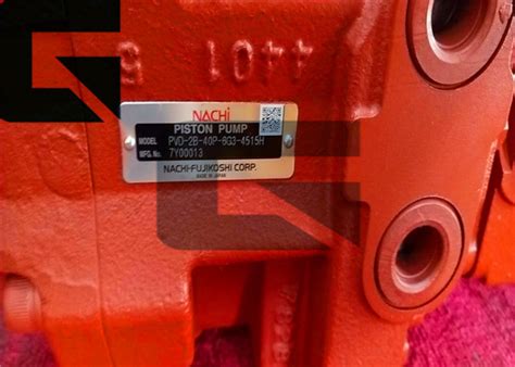 Nachi PVD 2B 40P Hydraulic Gear Pump PVD 2B 40P 6G3 4515H Excavator