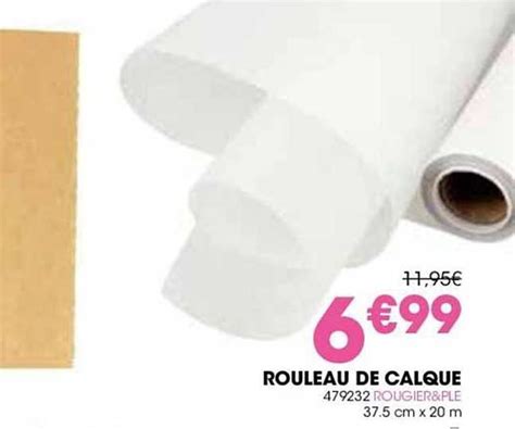 Promo Rouleau De Calque Rougier Pl Chez Rougier Pl Icatalogue Fr