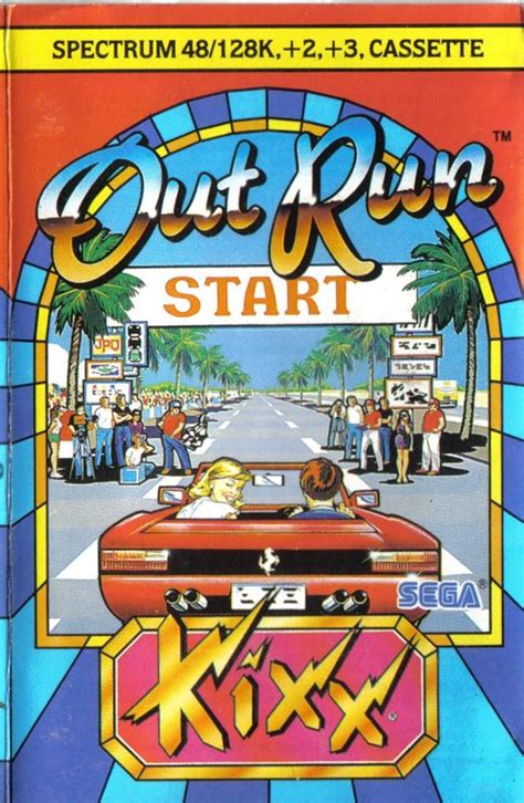 Outrun Zx Spectrum Box Cover Art Mobygames