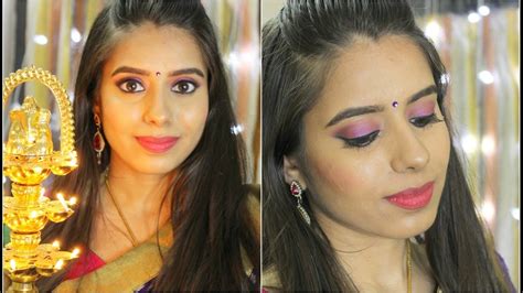 Indian Festive Makeup Diwali Makeup Tutorial 2016 Tamil Grwm