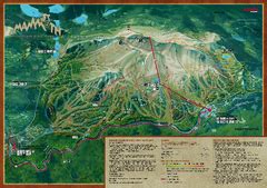 Mammoth Mountain Ski Trail Map Minaret Road Mammoth Lakes Ca