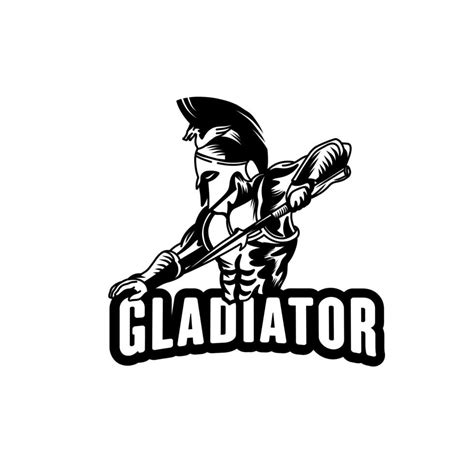 Strongest Gladiator Logo Ready To Fight 12715223 Vector Art At Vecteezy