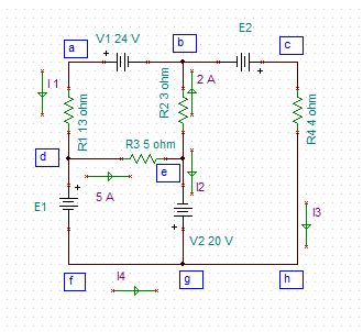 A Multi Loop Circuit Is Shown Below Find The Currents I 1 I 2 I 3 I 4