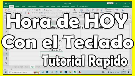 C Mo Utilizar La Funci N Today En Excel Para Insertar La Fecha Actual Y M S