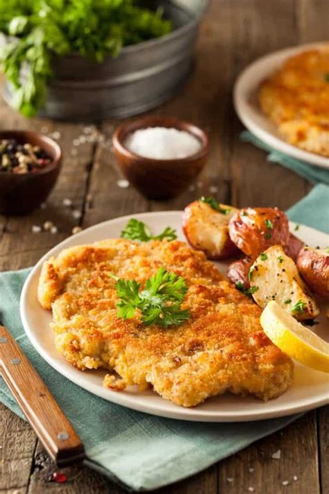 Homestyle And Pan Seared German Chicken Schnitzel 31 Daily