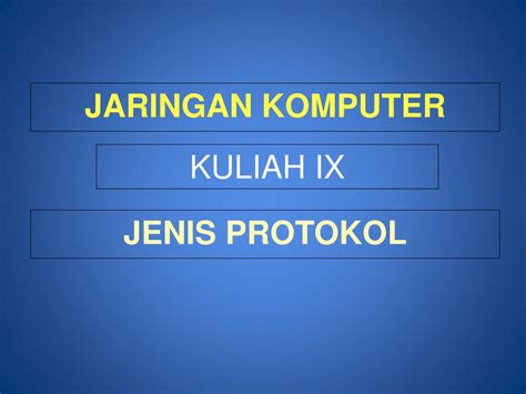 Ppt Jaringan Komputer Powerpoint Presentation Free Download Id4863050