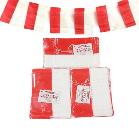 Jual Bendera Merah Putih Tali Umbul Umbul Hut Plastik Bendera