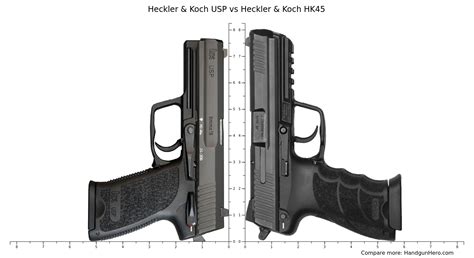 Heckler & Koch VP9 Tactical vs Heckler & Koch USP vs Heckler & Koch USP 45 vs Heckler & Koch ...