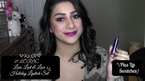 Lorac Love Lust And Lace Holiday Lipstick Set│onebeautyaddict Youtube