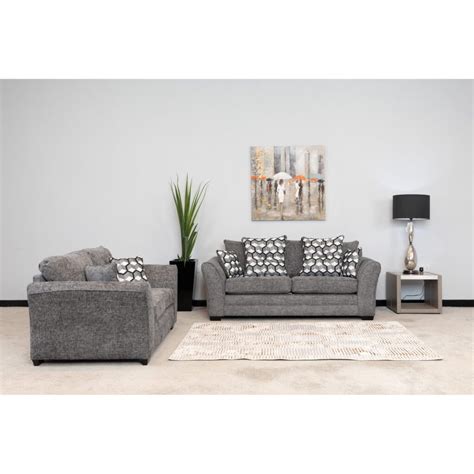 Sophie Seater Sofa Pillow Back Seater Standard Back In Slate