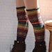 Womens Leg Warmersknit Over Knee Long Leg Warmers Thigh High Etsy