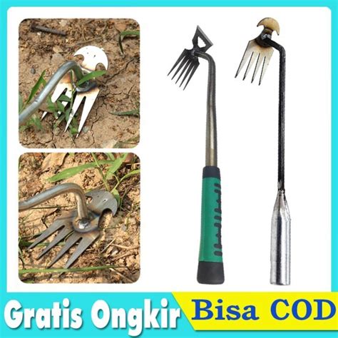 Jual Garpu Besi Garukan Tanah Berkebun Garu Cangkul Garuk Rumput