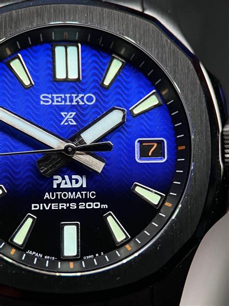 Mod Seiko Spb Nautilus Pvd Black With Nh A Movement Men S