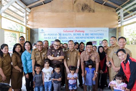 Pj Bupati Dairi Kunjungi Pengukuran Dan Intervensi Serentak Gerakan